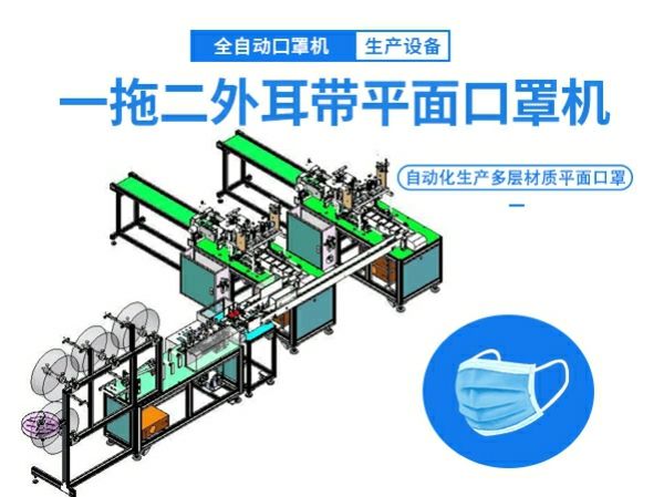 外耳帶平面全自動(dòng)口罩機(jī)